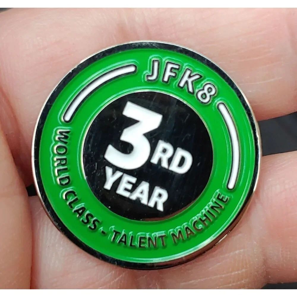 Amazon Peccy Pin "JFK8 3rd Year World Class Talent Machine".